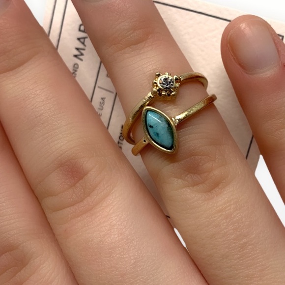 Melrose and Market Gold-tone Ring Set - Picture 1 of 5